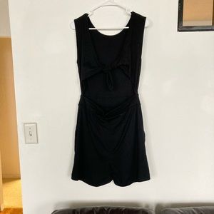 NY & Co Black Romper, Bandeau Back. Size M